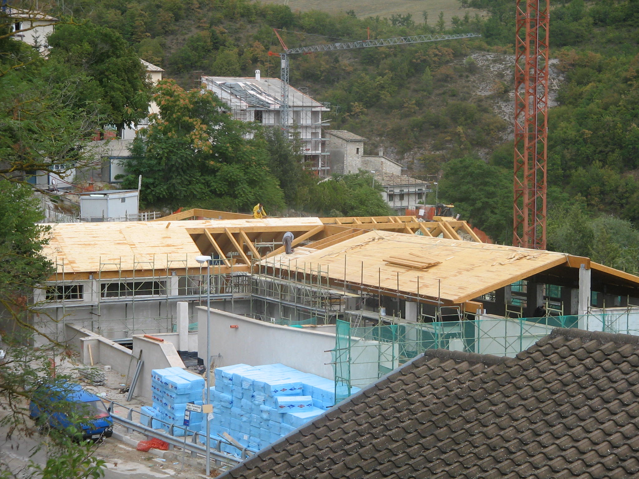 Realizzazioni strutture in legno nelle marche Box auto prefabbricati roma