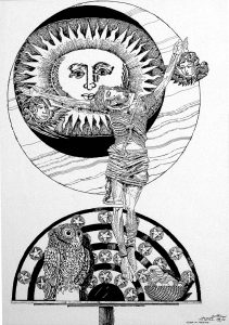 Trubbiani - idea per croce capitolare-disegno per la croce capitolare, Cattedrale di Foligno, 1991 - pag. 25