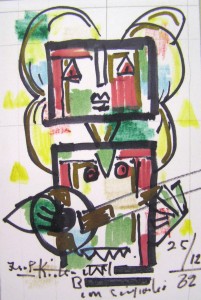 Totem con chitarra