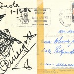Margotti - disegno su cartolina cm. 10x15
