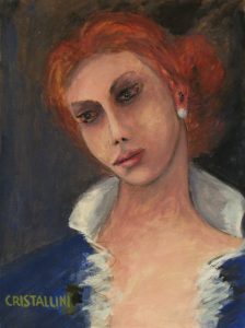Donna in blu
