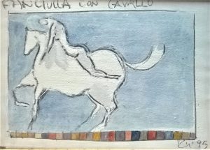 tecnica mista su carta cm. 35x50