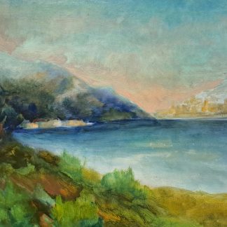 Paese sul lago