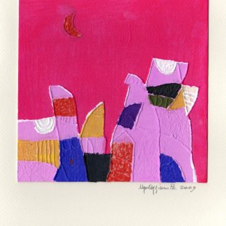 Caggiano, La Luna 2 - calcografia cm. 18x17