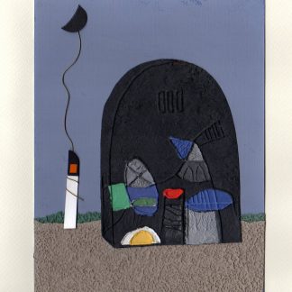 Caggiano, Pietra miliare 3 - calcografia cm. 22x17