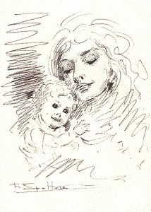 Figura 4 - disegno su carta cm. 20x14