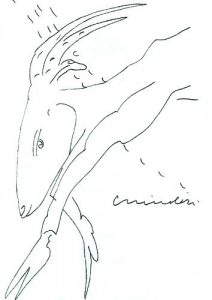 Brindisi - L'Ariete, china su carta cm. 32x21