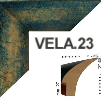 VELA.23  - Blu e oro spalla blu